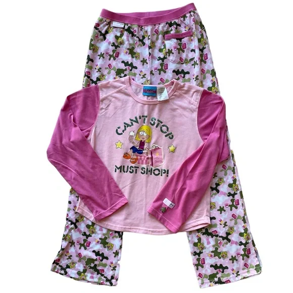 Lizzie McGuire 2 piece pajama set size 14